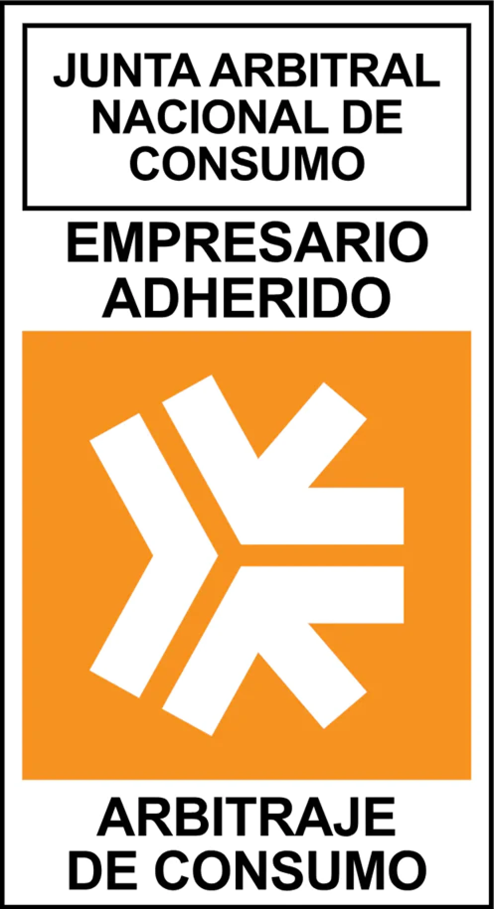 Logotipo de la Junta Arbitral de Consumo, empresario adherido