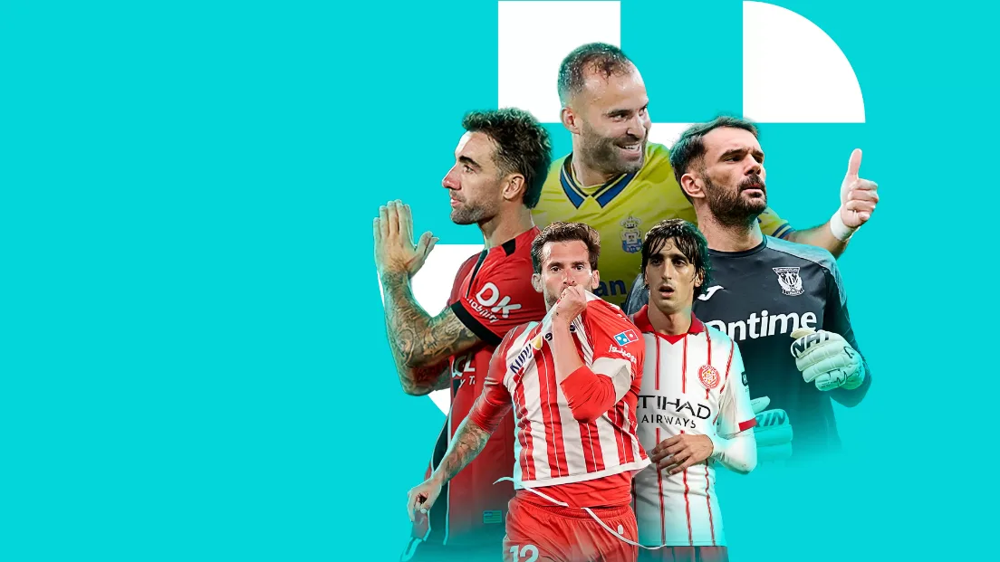 Jugadores de fútbol de Primera División celebrando