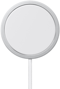 Parte frontal de un cargador MagSafe con cable
